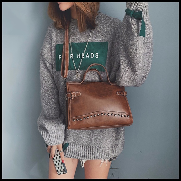 NEW HELENA Studded Tote Crossbody - Picture 5 of 7